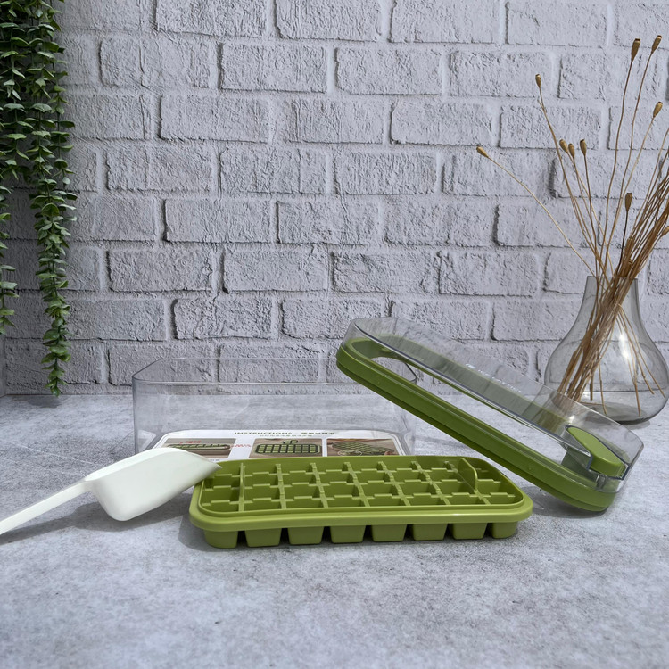 قالب یخ فشاری به همراه سطل نگه دارنده