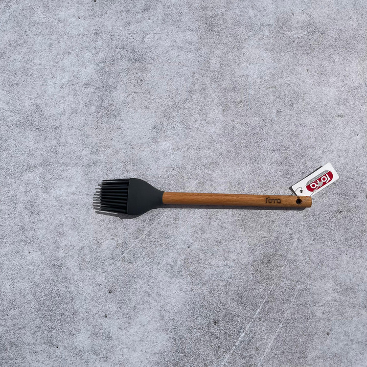 قلمو روغن سیلیکونی دسته چوبی سبز