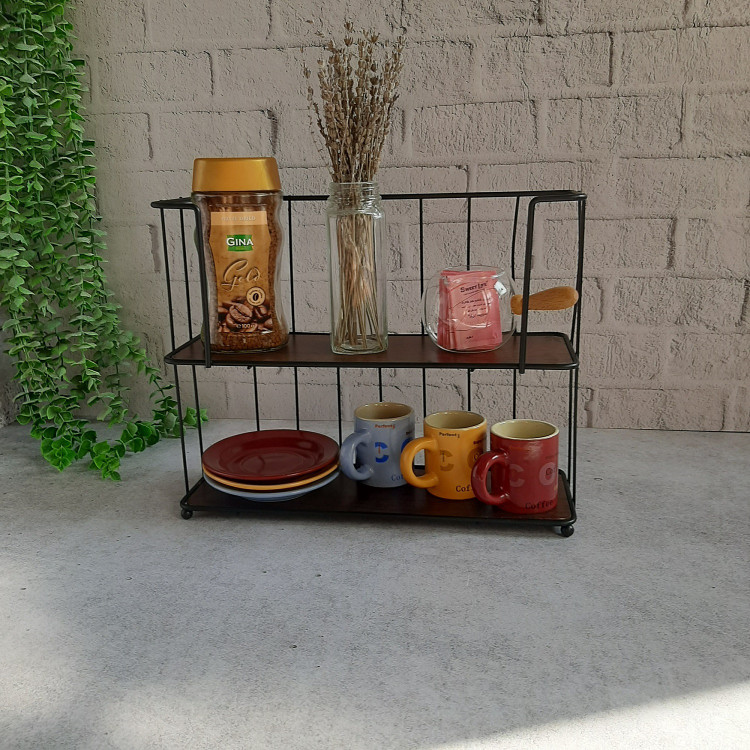 استند جا ادویه و پاسماوری فلزی-چوبی